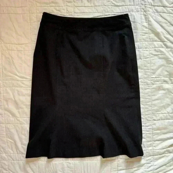 Gap Y2k gray pencil midi skirt womens size 2 - Picture 6 of 8